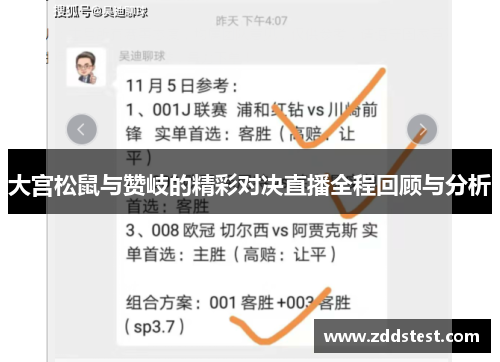 大宫松鼠与赞岐的精彩对决直播全程回顾与分析